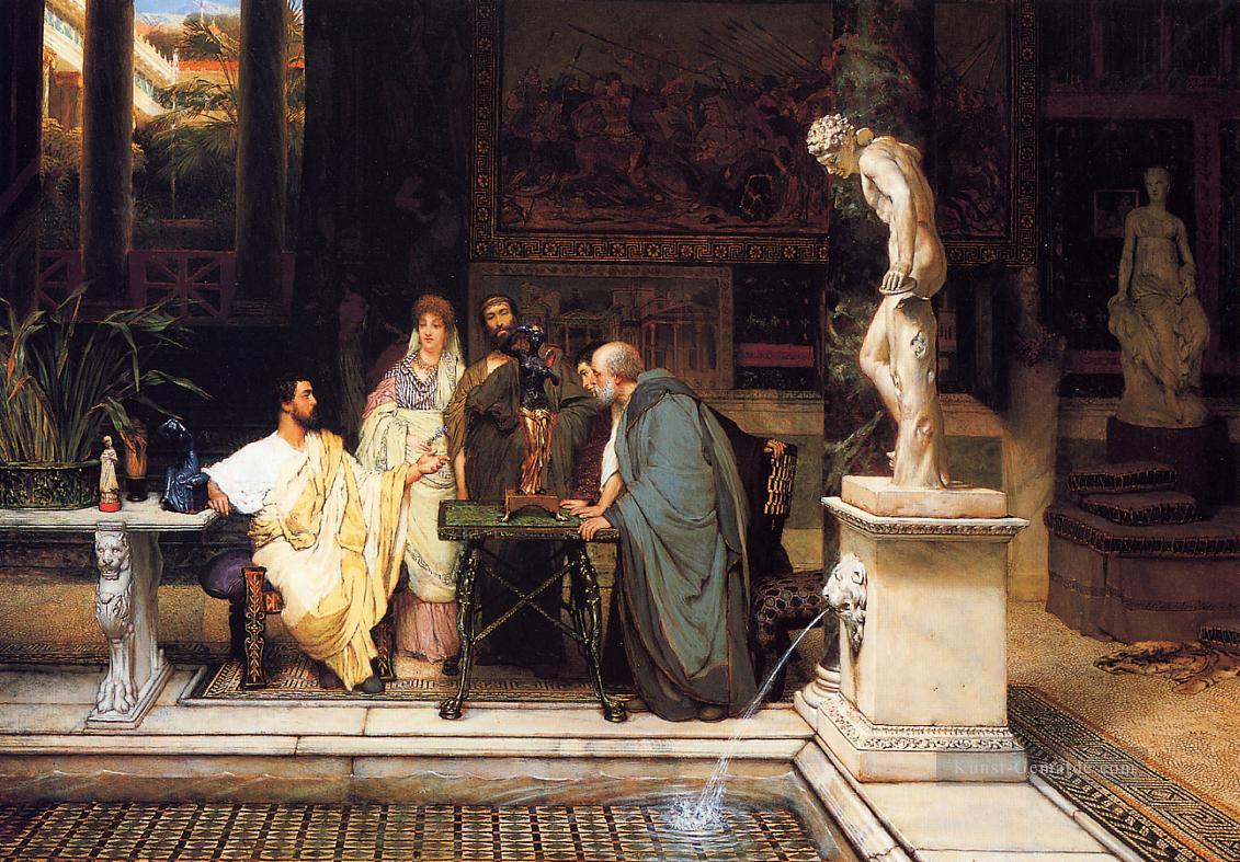 Eine römische Kunst Lover2 romantische Sir Lawrence Alma Tadema Ölgemälde